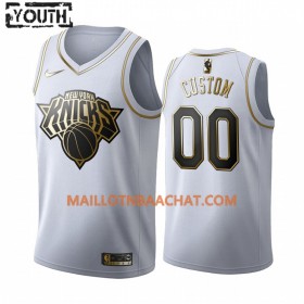 Maillot NBA New York Knicks Personnalisable Nike 2019-20 Blanc Golden Edition Swingman - Enfant